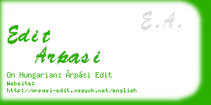 edit arpasi business card